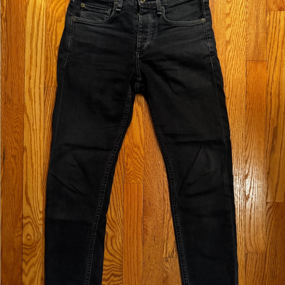 rag & bone Men's Dark Blue Wash Slim Jeans - Fit 2, 28 Waist